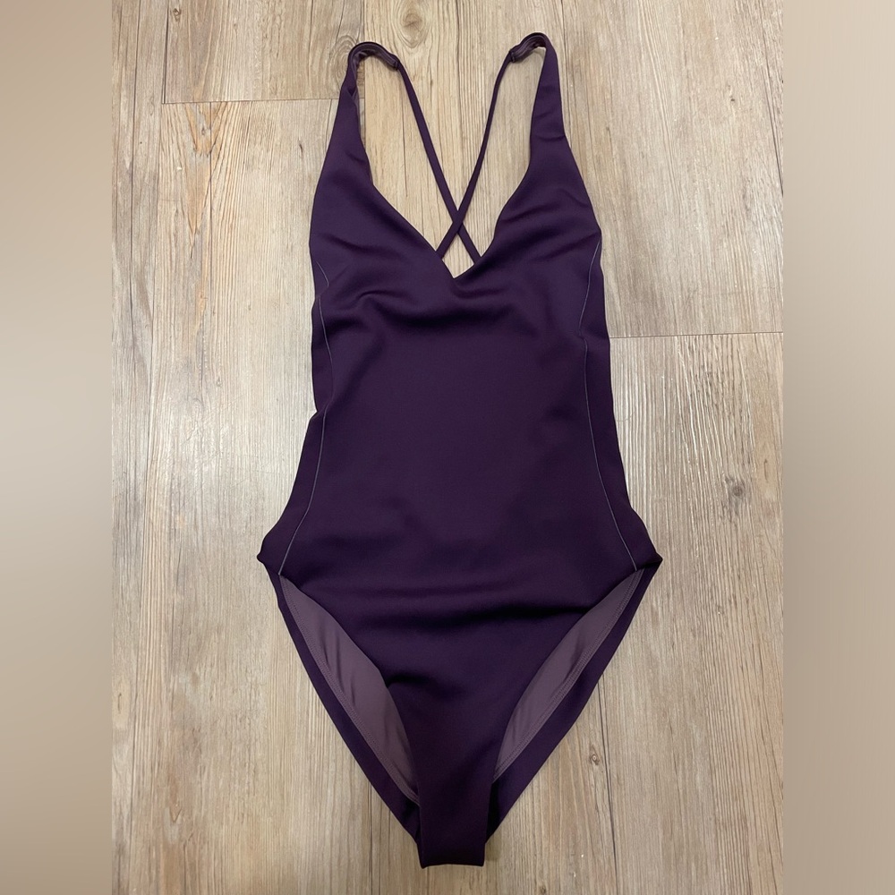 Left On Friday Purple One Piece Swimsuit